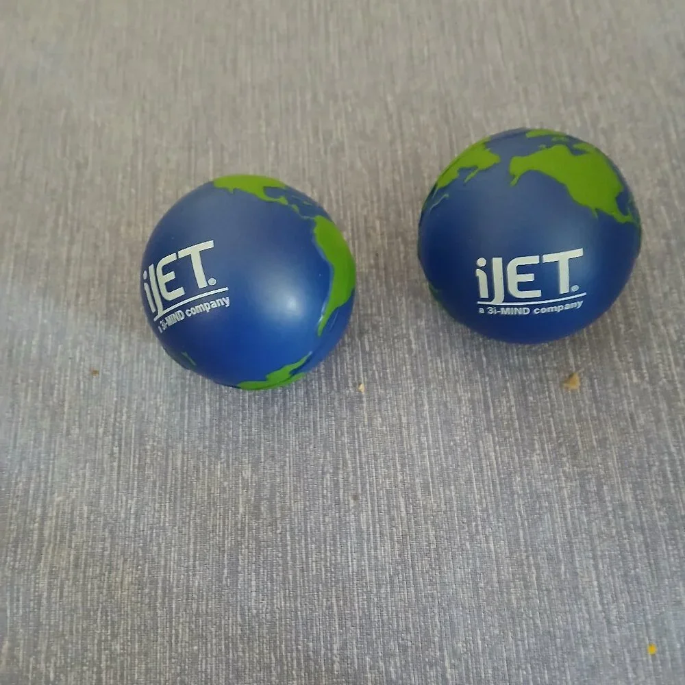 Earth Balls Sensory Stress Balls x 2 Stimulating, Calming Used